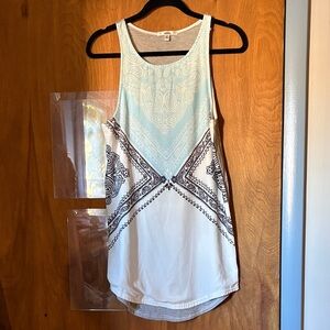 Into Tank Mini Dress Paisley Print
